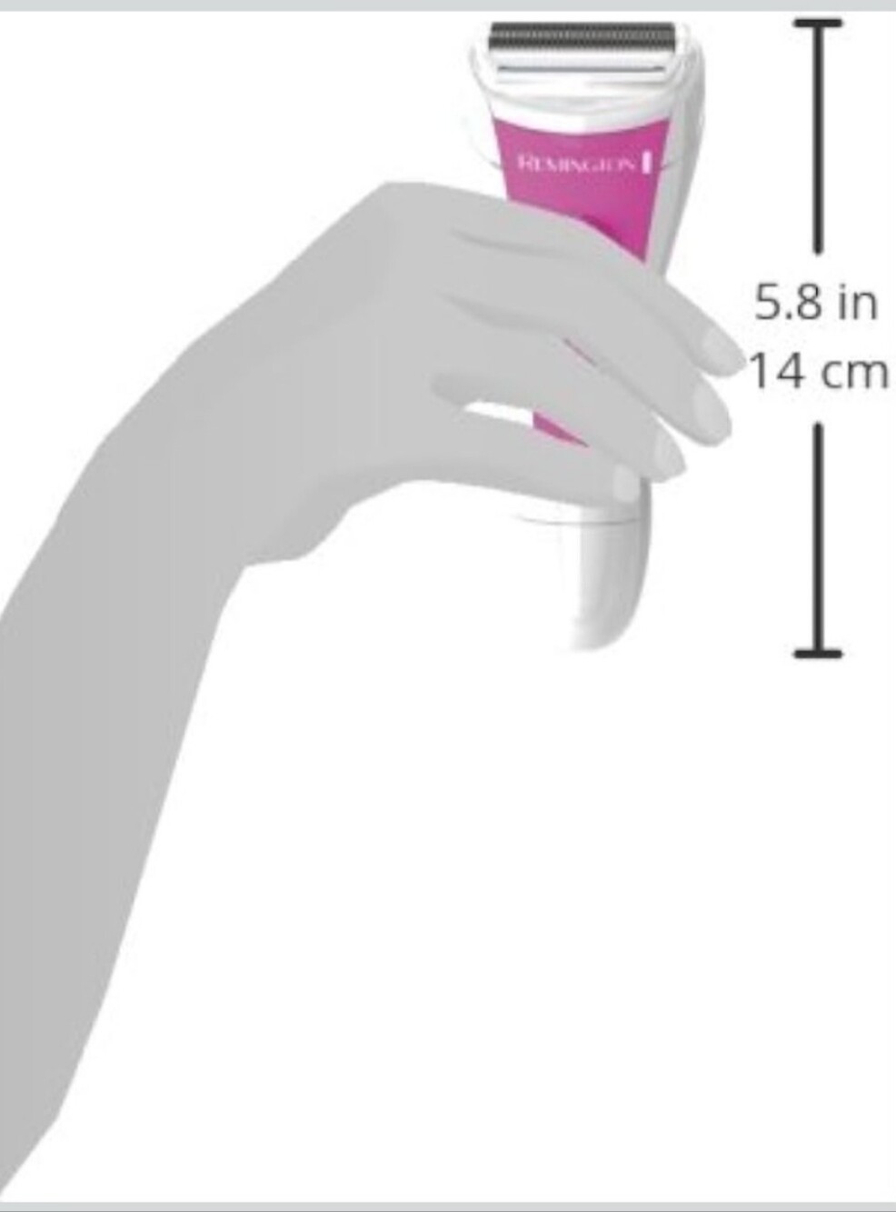 [NIB] Remington Smooth & Silky Wet/Dry Rechargeable Shaver (WDF-4821) Pink - Picture 6 of 10